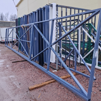 Ворота откатные 8*2 под профлист/штакетник